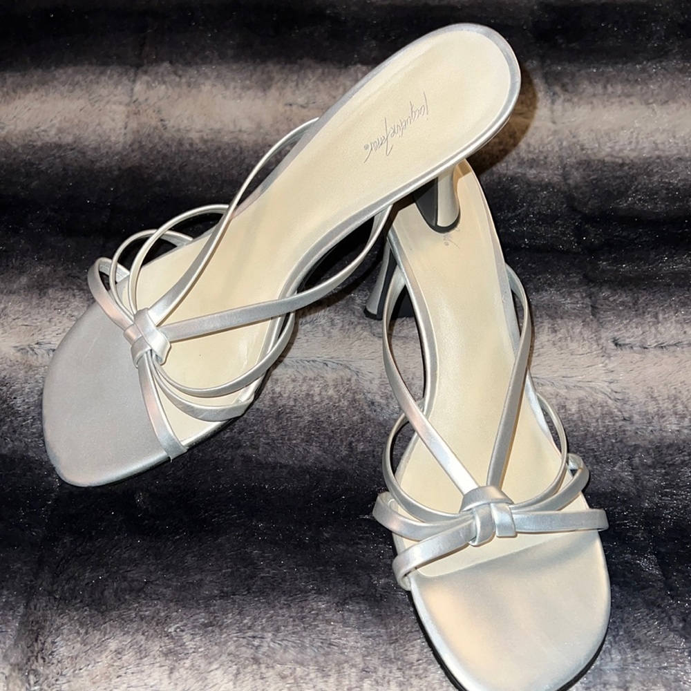Silver heels
